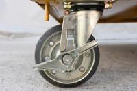 【販売終了】【中古】カゴ台車　W1100×D1000×H1700　床板鉄製　カラー混在