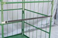 【販売終了】【中古】カゴ台車　W1100×D1100×H1700　床板鉄製【限定1台！】