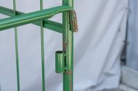 【販売終了】【中古】カゴ台車　W1100×D1100×H1700　床板鉄製【限定1台！】