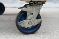 【販売終了】【中古】カゴ台車　W850×D600×H1700　2輪自在固定変換仕様キャスター【限定1台！】