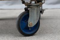 【販売終了】【中古】カゴ台車　W850×D600×H1700　2輪自在固定変換仕様キャスター【限定1台！】