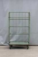 【販売終了】【中古】カゴ台車　W940×D800×H1700　床板鉄製【限定1台！】