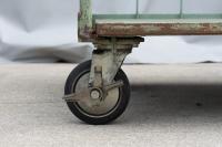 【販売終了】【中古】カゴ台車　W940×D800×H1700　床板鉄製【限定1台！】