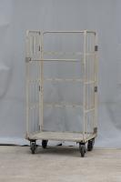 【販売終了】【中古】カゴ台車　W850×D650×H1700　床板鉄製【限定1台！】