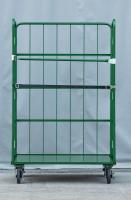 【販売終了】【中古】カゴ台車　W1100×D800×H1700　床板鉄製