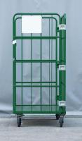 【販売終了】【中古】カゴ台車　W1100×D800×H1700　床板鉄製