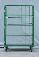 【販売終了】【中古】カゴ台車　W1100×D800×H1700　床板鉄製