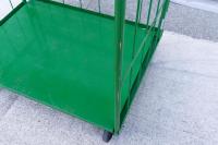 【販売終了】【中古】カゴ台車　W1100×D800×H1700　床板鉄製