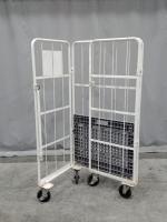 【販売終了】【中古】カゴ台車　W850×D650×H1700　カラー混在