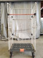 【販売終了】【中古】カゴ台車　W850×D600×H1700　カラー混在