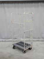 【販売終了】【中古】カゴ台車　W800×D600×H1700　カラー混在