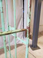 【販売終了】【中古】カゴ台車　W1000×D730×H1700　床鉄製【引取限定商品】