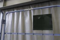 【販売終了】【中古】カゴ台車　ブルー　W1100×D800×H2000