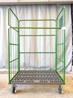 【販売終了】【美品中古】カゴ台車　W1100×D800×H1700【限定1台！】