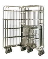 【新品】ステンレス製カゴ台車【複数サイズあり】