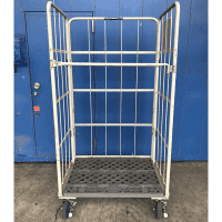 【販売終了】【中古】カゴ台車　W850×D650×H1700　ワコーパレット製