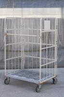 【販売終了】【中古】カゴ台車　W1100×D800×H1700　ワコーパレット製【限定1台】