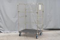 【販売終了】【中古】カゴ台車　W1100×D800×H1700　ワコーパレット製