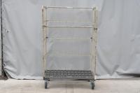 【販売終了】【中古】カゴ台車　W1100×D800×H1700　ワコーパレット製