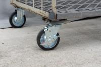 【販売終了】【中古】カゴ台車　W1100×D800×H1700　ワコーパレット製