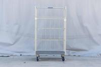 【販売終了】【美品中古】カゴ台車　W950×D800×H1700　ワコーパレット製