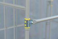 【販売終了】【美品中古】カゴ台車　W1100×D800×H1700　ワコーパレット製