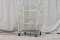 【販売終了】【美品中古】カゴ台車　W1100×D800×H1700　ワコーパレット製