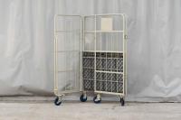 【販売終了】【美品中古】カゴ台車　W1100×D800×H1700　ワコーパレット製