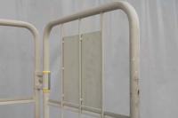 【販売終了】【中古】カゴ台車　W850×D600×H1700　ワコーパレット製　2輪自在固定変換仕様キャスター