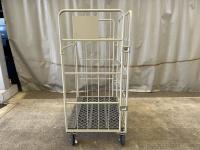 【販売終了】【美品中古】カゴ台車　W1100×D800×H1700　ワコーパレット製