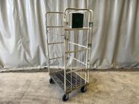 【販売終了】【中古】カゴ台車　W850×D600×H1700　ワコーパレット製