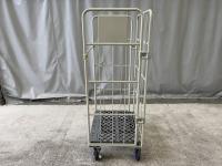 【販売終了】【美品中古】カゴ台車　W850×D650×H1700　ワコーパレット製