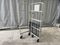 【販売終了】【美品中古】カゴ台車　W850×D650×H1700　ワコーパレット製