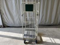 【販売終了】【中古】カゴ台車　W850×D650×H1700　ワコーパレット製【訳アリ品】