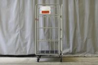 【販売終了】【GJサンクスセール品】【中古】カゴ台車　アイボリー　W1100×D800×H1700　仕様混在