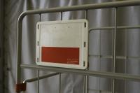 【販売終了】【GJサンクスセール品】【中古】カゴ台車　アイボリー　W1100×D800×H1700　仕様混在