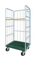 【販売終了】【新品】カゴ台車　コンビテナー　スタンダード　LRC80J-PG/PI　W1100×D800×H1700【静音】