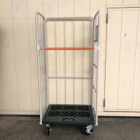 【販売終了】【新品】カゴ台車　W800×D600×H1700　ヤマト・インダストリー製