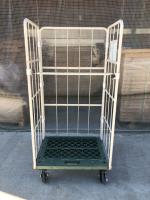 【販売終了】【中古】カゴ台車　W850×D650×H1700　ヤマト・インダストリー製【限定1台】