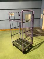【販売終了】【中古】カゴ台車　W850×D650×H1700　ヤマト・インダストリー製【大阪門真デポ出荷】