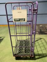 【販売終了】【中古】カゴ台車　W850×D650×H1700　ヤマト・インダストリー製【大阪門真デポ出荷】