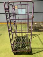 【販売終了】【中古】カゴ台車　W850×D650×H1700　ヤマト・インダストリー製【大阪門真デポ出荷】