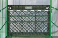 【販売終了】【美品中古】カゴ台車　W1100×D800×H1700　ヤマト・インダストリー製【メーカー統一 仕様2種混在】