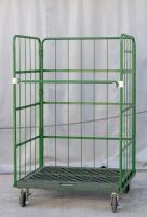 【販売終了】【美品中古】カゴ台車　W1100×D800×H1700　ヤマト・インダストリー製【メーカー統一 仕様2種混在】