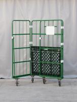 【販売終了】【中古】カゴ台車　W1100×D800×H1700　ヤマト・インダストリー製　カラー混在