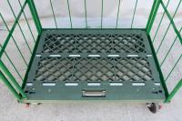 【販売終了】【中古】カゴ台車　W1100×D800×H1700　ヤマト・インダストリー製　カラー混在