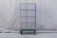 【販売終了】【中古】カゴ台車　W850×D650×H1700　ヤマト・インダストリー製