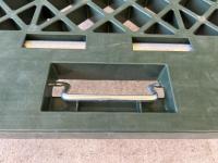 【販売終了】【中古】カゴ台車　W800×D600×H1700　ヤマト・インダストリー製　2輪固定キャスター