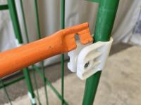 【販売終了】【中古】カゴ台車　W800×D600×H1700　ヤマト・インダストリー製　2輪固定キャスター