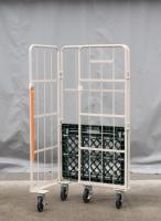 【販売終了】【アウトレット品】カゴ台車　コンビテナー　LRC60-PI(OL)　W850×D650×H1700
